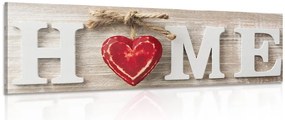 Stampa su tela – Con scritta Home
