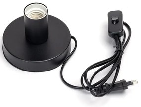 Aigostar - Lampada da tavolo 1xE27/60W/230V nero