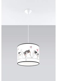 Sollux SL.1418 - Lampadario a sospensione per bambini CAT 1xE27/15W/230V diametro 30 cm