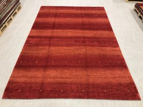 Gashguli Tappeto 370x250 Rosso (Iran) Annodato A Mano