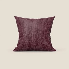 Montana cuscino disponibile in diversi colori realizzato in morbido tessuto a trama grossa impermeabile T10 bordeaux
