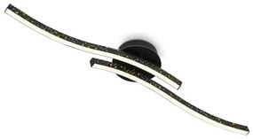 Briloner 3718-025 - Lampadario a plafone LED REY 2xLED/6W/230V nero