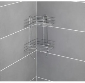 WENKO 15498100 - Mensola angolare EXCLUSIVE 23x30,5 cm cromo lucido