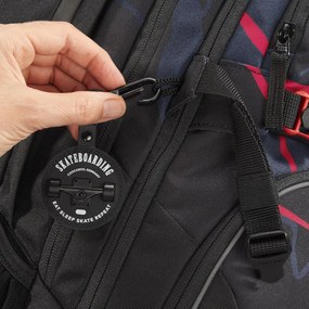 Zaino scuola coocazoo PORTER, Lava Lines, certificato AGR