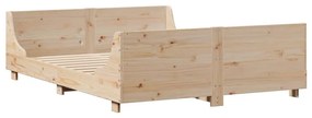 Giroletto senza materasso 150x200 cm in legno massello di pino