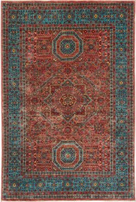 Mamluk Tappeto orientale 190 x 130 Rosso (Pakistan) Annodato A Mano