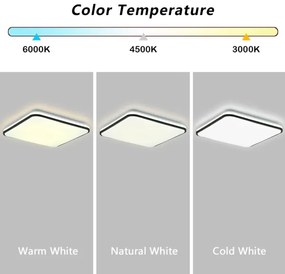 Brilagi - Luce LED dimmerabile SMART LED/28W/230V 40x40 cm Wi-Fi Tuya + +TC