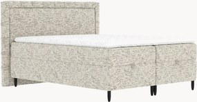 Letto boxspring fatto a mano con contenitore Voyage, H3