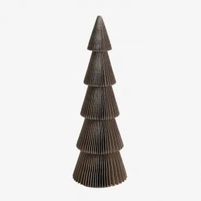 Pack da 3 alberi di Natale in carta Jesper Grigio Talpa & ↑29,5 cm - Sklum