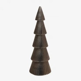Pack da 3 alberi di Natale in carta Jesper Grigio Talpa & ↑29,5 cm - Sklum