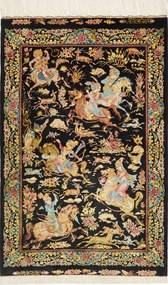 Ghom Tappeto persiano 80x120 (Iran) Annodato A Mano