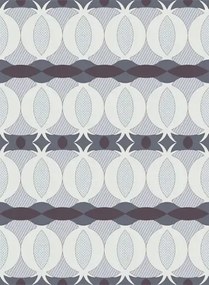 Ailanto Carta da parati Melograno Grande - Violet & Midnight