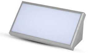 Applique Lampada Led Da Parete Angolare 20W Colore Grigio 6400K IP65 Luce Indiretto SKU-218238