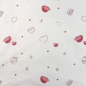 Set copripiumino e federa da bambini bianco in cotone per culla 100x135 cm WTP "Birthday party" – Jerry Fabrics