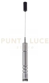 Lampadario a sospensione led crookes fume' 8w 800lm 3000k 8x8x234cm...