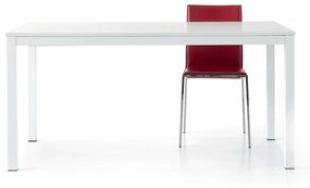 RAPHAEL - tavolo da pranzo moderno allungabile frassinato con struttura in metallo 80x120/170