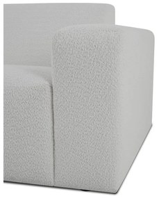 Divano bouclé bianco 228 cm Roxy - Scandic