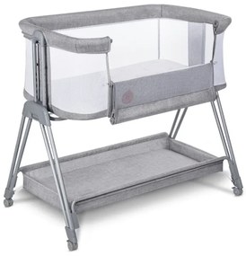 Lionelo - Culla per bambini 2in1 LUNA grigio