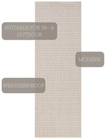 Tappeto grigio per esterni , 80 x 200 cm Coin - NORTHRUGS