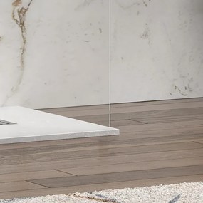 Kamalu - Parete doccia walkin 110cm vetro 8mm trasparente KW3000