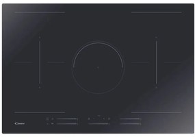 CIFS85MCTT/1. Colore del prodotto: Nero, Posizionamento dell'apparecchio: Da incasso, Dimensione della larghezza del piano cottura: 77 cm. Tipo di