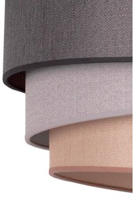 Duolla - Lampadario a sospensione con filo TRIO 1xE27/40W/230V diametro 45 cm antracite/grigio/marrone