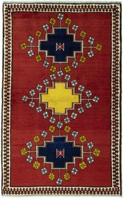 Gabbeh Tappeto persiano 100x160 Rosso (Iran) Annodato A Mano