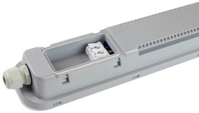 Plafoniera LED Stagna 60cm 18W 2.160lm (120lm/W) con driver Osram