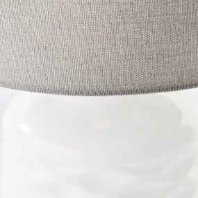 Brilliant - Lampada da tavolo ILYSA 1xE14/40W/230V bianco/grigio