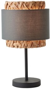 Brilliant - Lampada da tavolo WATERLILLY 1xE27/60W/230V grigio
