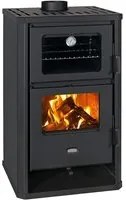 Stufa a Legna con Forno Cucino Camino a Combustibile Solido Prity FG D 14kw