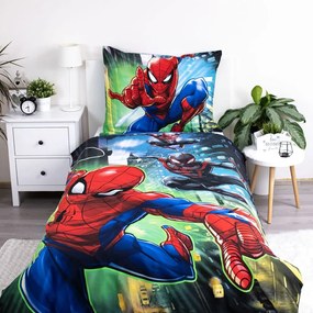 Biancheria da letto per bambini in cotone per letto singolo 140x200 cm Spider-man – Jerry Fabrics