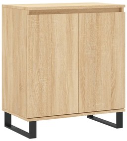 Credenza Rovere Sonoma 60x35x70 cm in Legno Multistrato