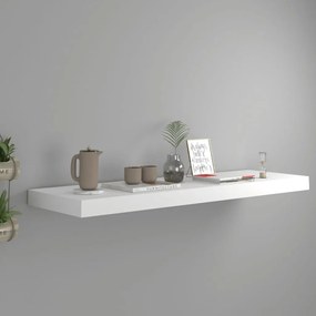 Scaffale A Parete Bianco 80x23,5x3,8 Cm İn Mdf /