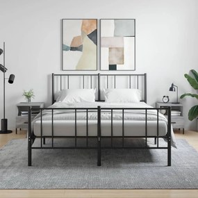 Comodini 2 Pz Grigio Sonoma 40x35x47,5 Cm İn Legno Multistrato /