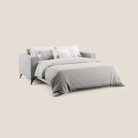 Pegaso divano letto con poggiatesta reclinabili e rivestimento T02 grigio chiaro