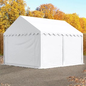 TOOLPORT 3x4 m tenda capannone, PVC 700, bianco - (6153)