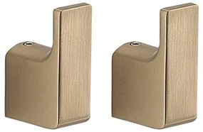 Ganci da parete color oro in set di 2 pezzi Pirenei - Sapho