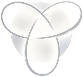 Plafoniera LED moderno Smilla, bianco Ø 48 cm, luce con 3 temperature di colore, 4100 lumen