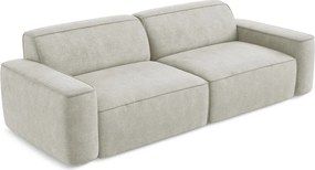 Divano color crema con rivestimento in ciniglia 244 cm Omao – Makamii