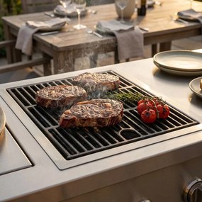 GRIGLIA - griglia in ghisa per barbecue DIABLO e PIROS 4 fuochi