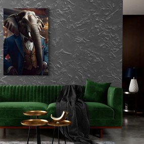 Quadro su tela – Gangster animale elefante