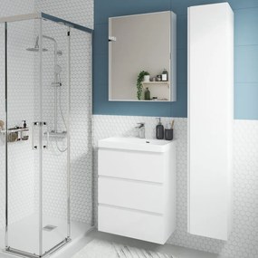 Mobile da bagno sotto lavabo Remix  opaco L 60 x H 73 x P 33 cm 3 cassetti, lavabo non incluso