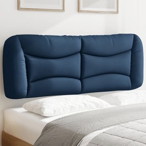 Cuscino Testiera Blu 120 Cm İn Tessuto /