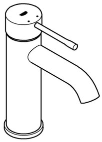 GROHE 23590001 - ESSENCE Miscelatore lavabo Misura S, Cromo lucido