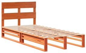 Letto senza materasso marrone cera 90x200 cm legno di pino