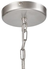 Lampadario a catena ORLANDO 4xE27/60W/230V argento