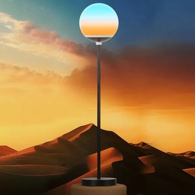 Aigostar - Lampada da terra LED RGBW MESH LED/8W/230V + telecomando