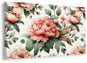 Quadro su tela – Fiori romantici di peonia