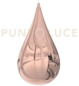 Sospesi-acc g r sospensione decorativa solo vetro colore rame d.10cm